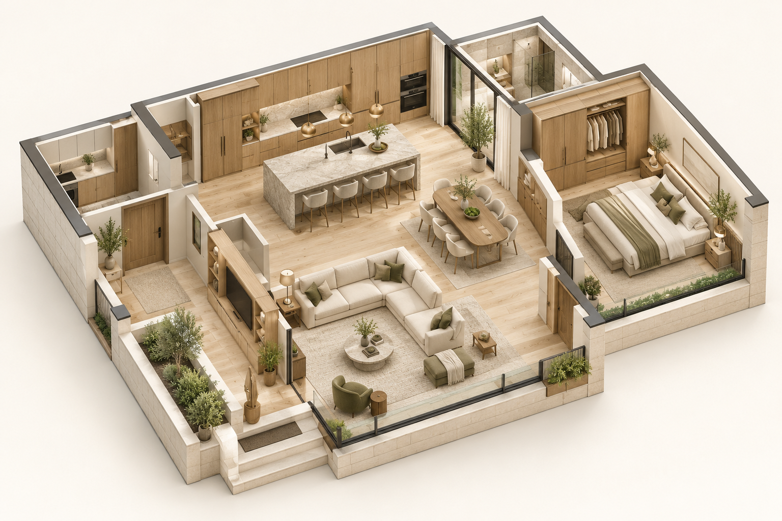Whole house customization interior solution