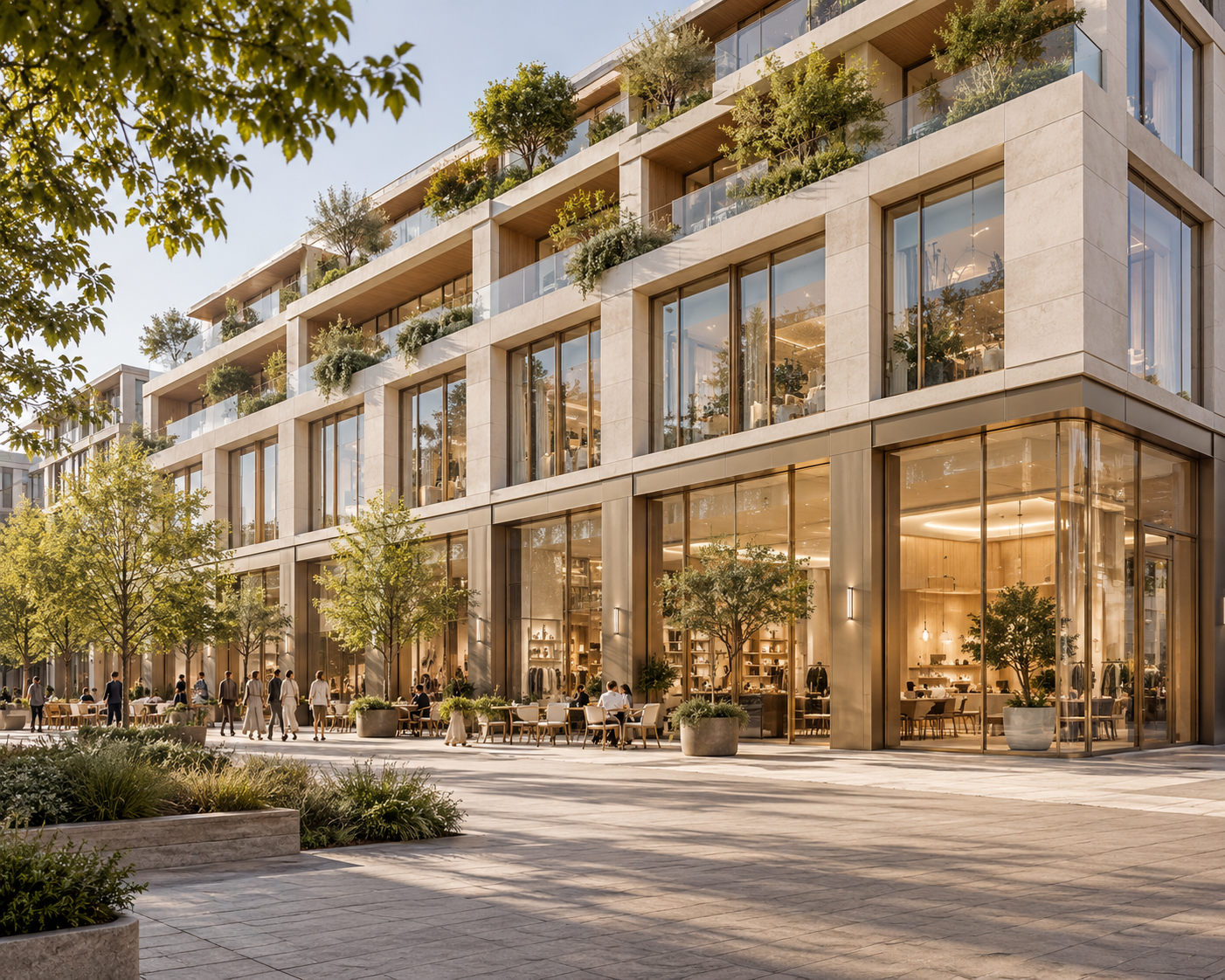 Commercial and mixed-use project customization