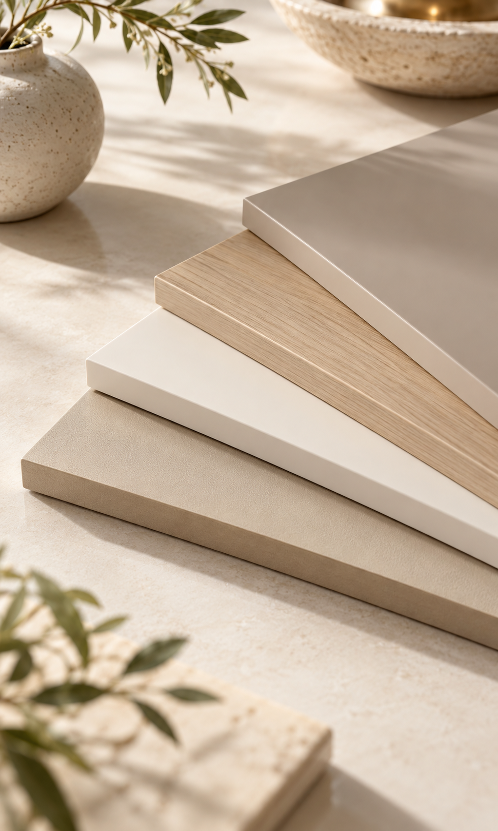 Melamine and laminate finishes