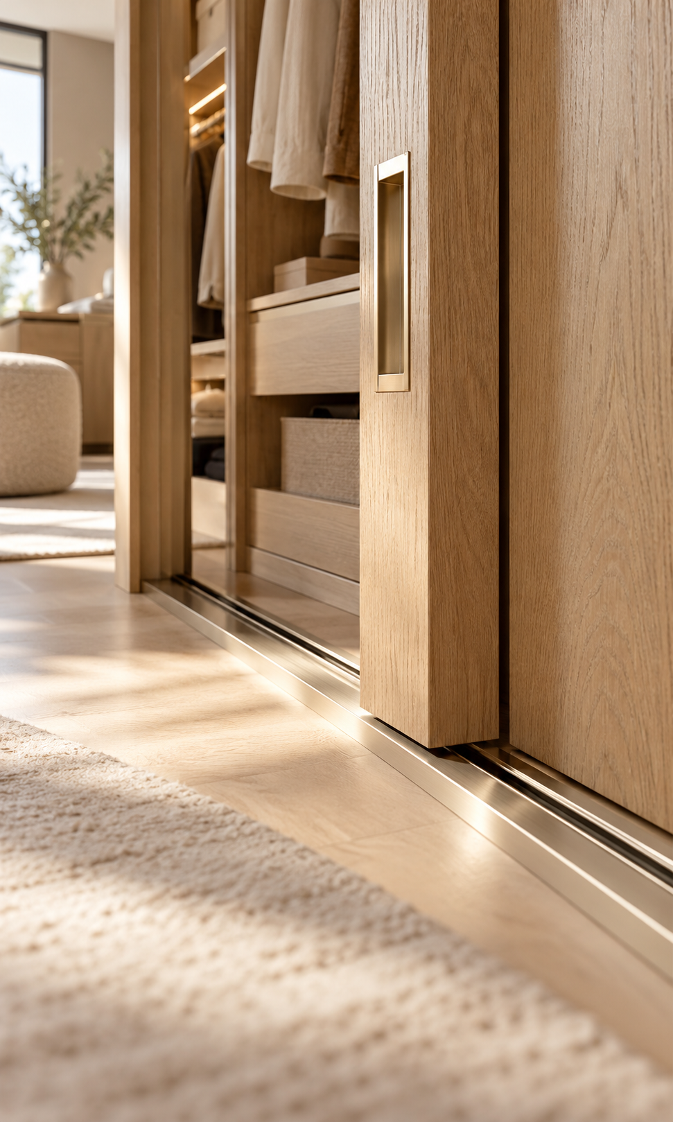 Wardrobe sliding and door hardware systems
