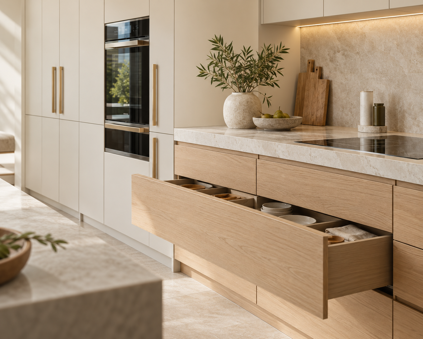 Kitchen cabinets